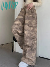 Lunivop Woman Maillard Jeans Goblin Core Denim Baddie Style Pants New Trend Trousers Aesthetics